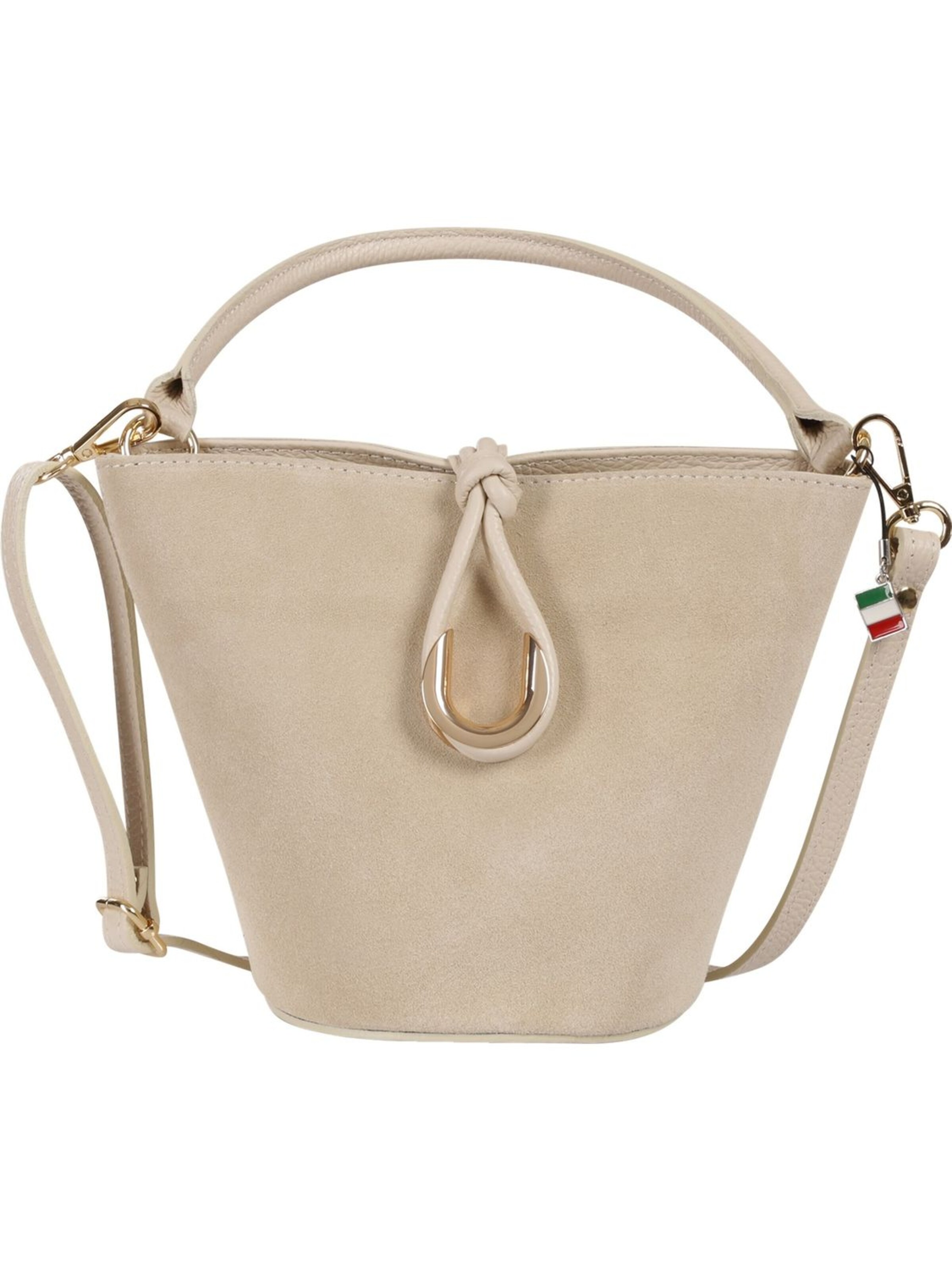 Florence Handtas in Beige: voorkant