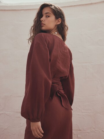 Next Bluse in Braun