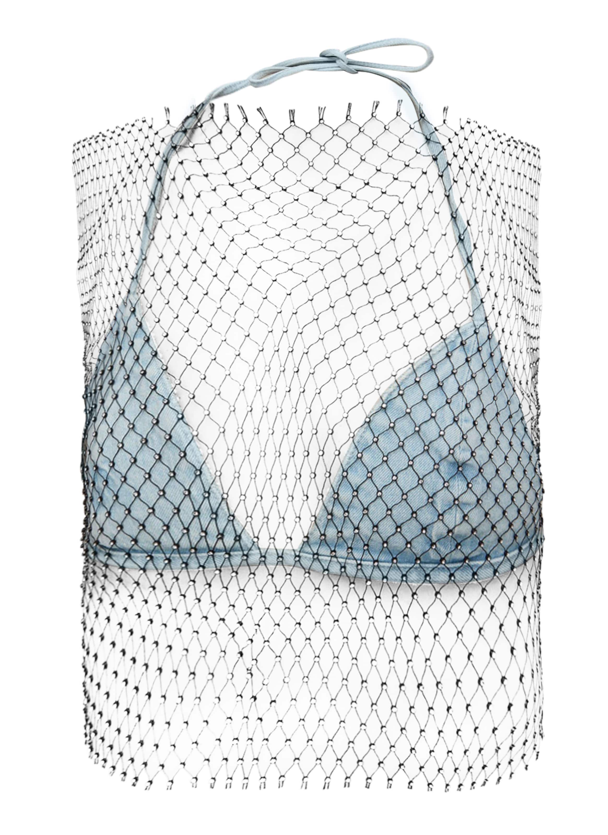 No Matter What Sporttop in Blau: Vorderseite