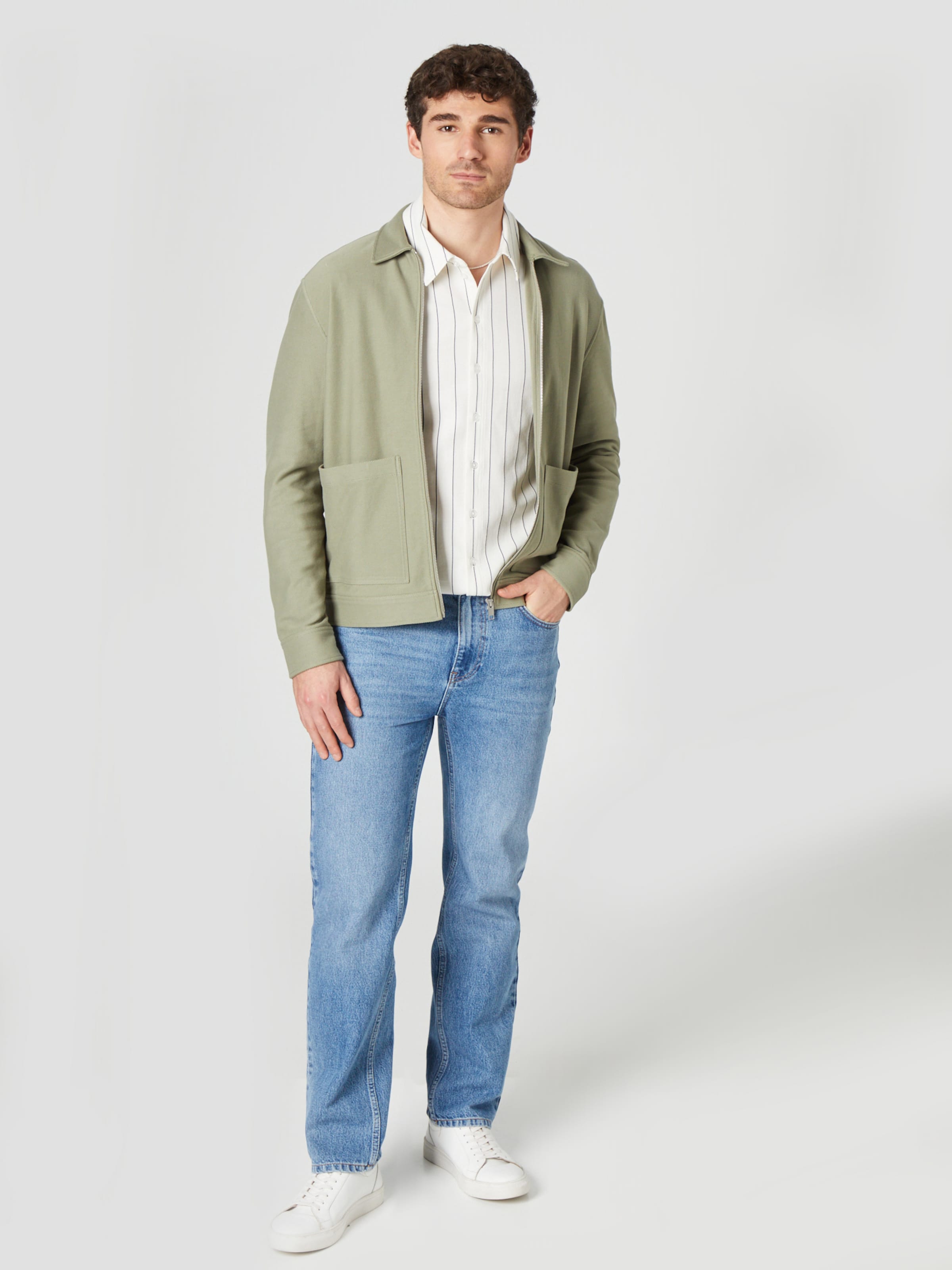 Guido Maria Kretschmer Men Ajuste regular Camisa Dustin en Blanco ABOUT YOU