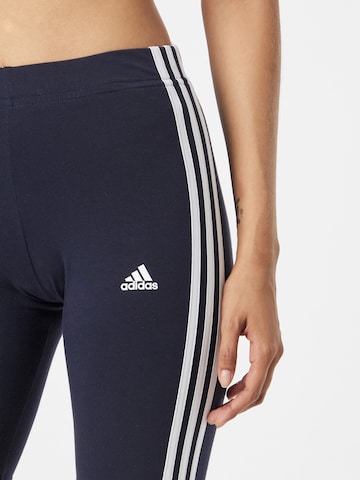 ADIDAS SPORTSWEAR Slim fit Workout Pants 'Essentials' in Blue
