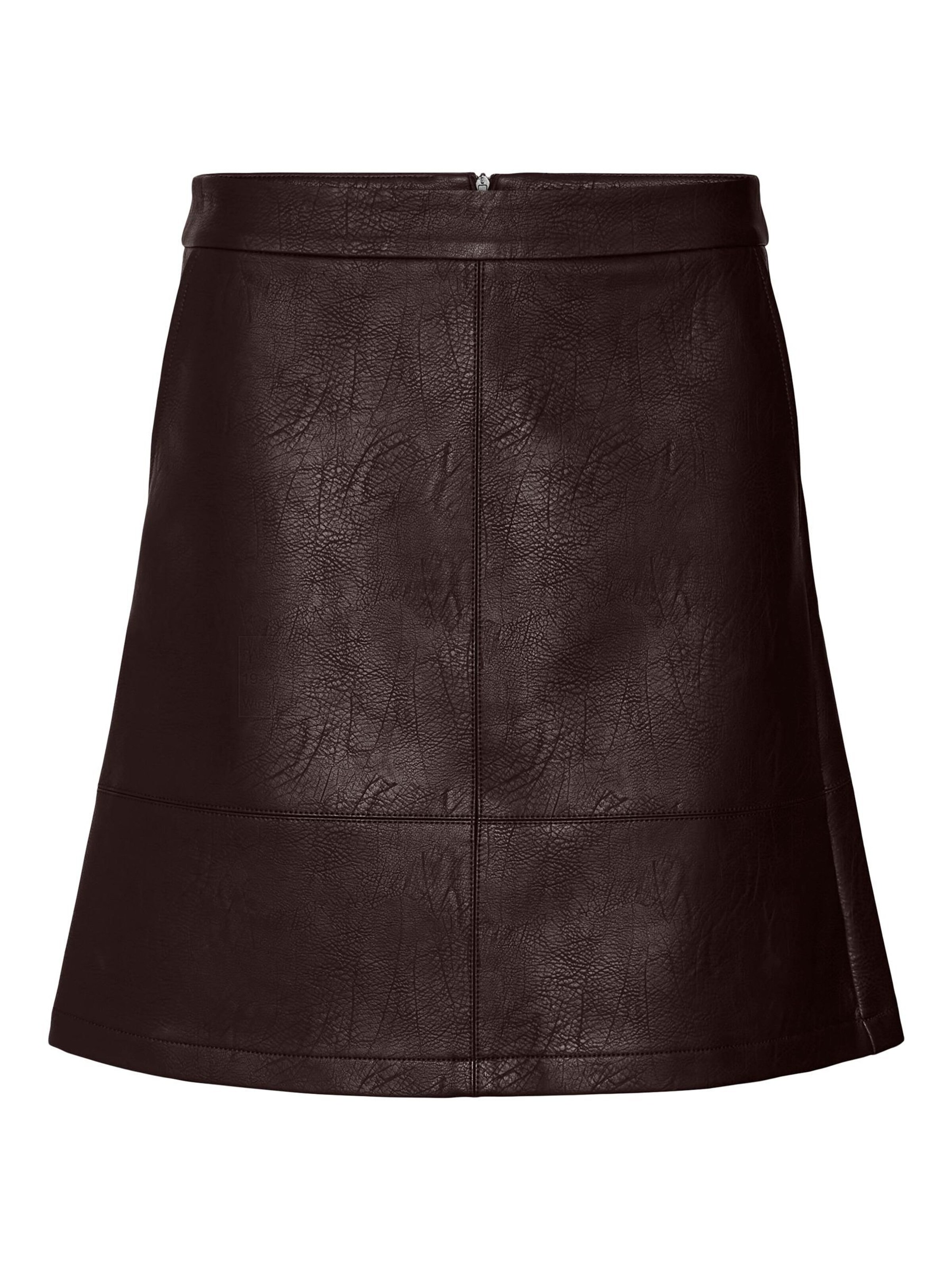 VERO MODA - Falda 'IDA' en marrón: frente
