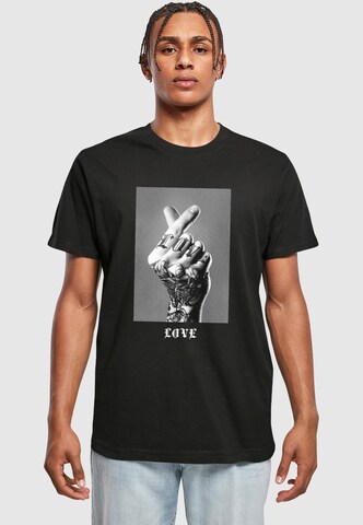 Mister Tee Shirt in Black: front