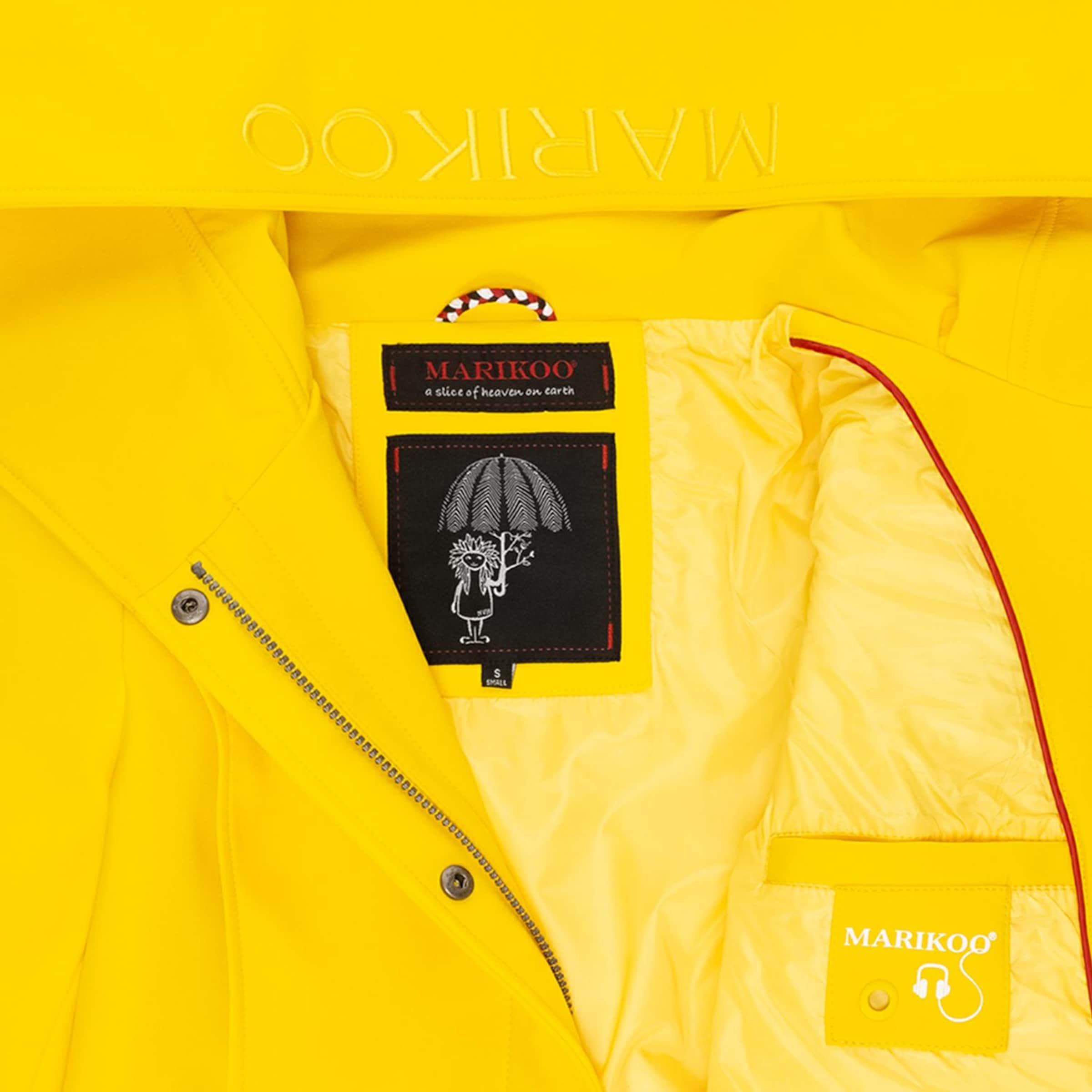 Manteau fonctionnel ' Mayleen ' MARIKOO en jaune