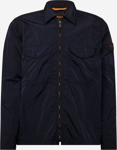 BOSS Between-season jacket 'Lovel' in Dark blue / Orange / Black, Item view