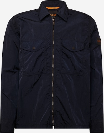 BOSS Veste mi-saison 'Lovel' en bleu foncé / orange / noir, Vue avec produit