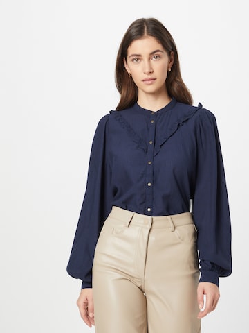 GARCIA Blouse in Blue: front