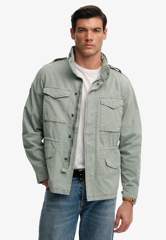 Veste mi-saison 'M65' Superdry & Co en vert : devant