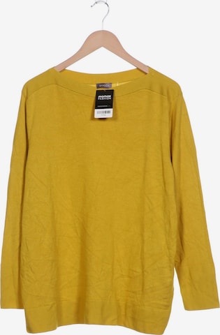 SAMOON Sweater & Cardigan in 5XL in Yellow: front