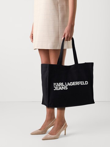 KARL LAGERFELD JEANS Shopper - Čierna