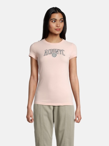 AÉROPOSTALE Shirt in Roze: voorkant