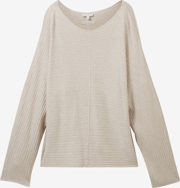 TOM TAILOR Sweater in Grey: front