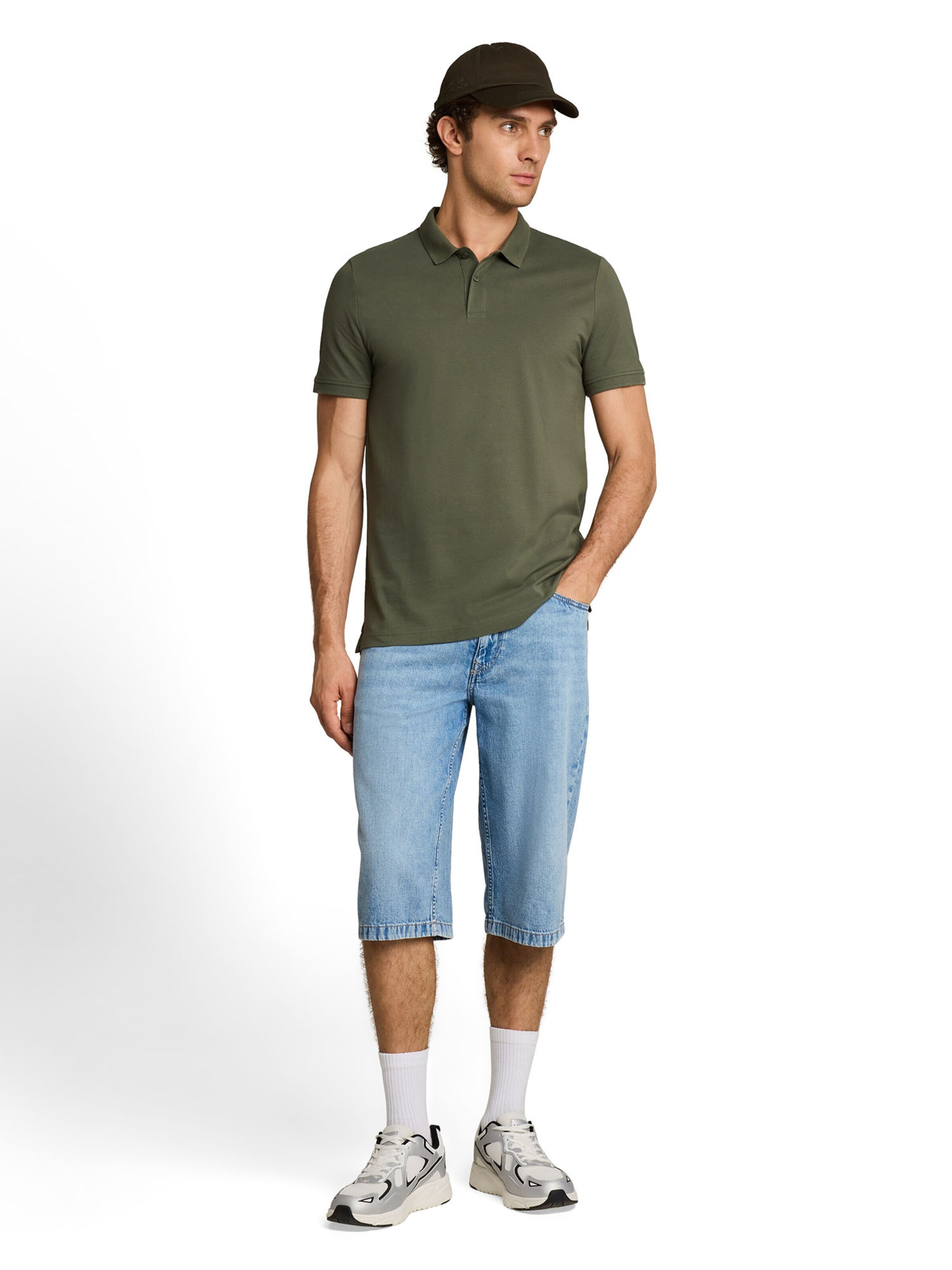 TOM TAILOR DENIM Тениска в зелено