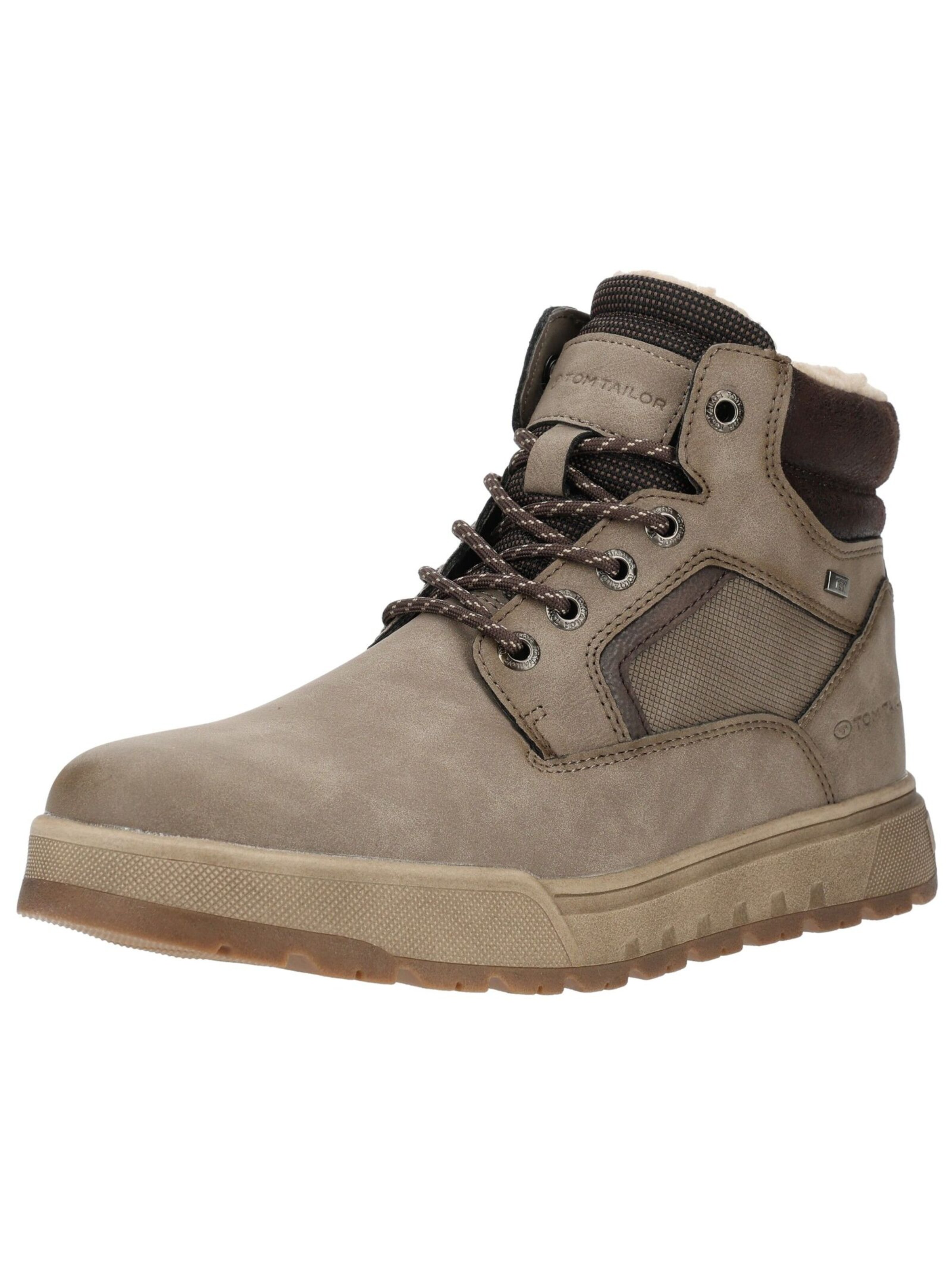 TOM TAILOR Lace-Up Boots in 40 in Grey / Khaki, Item view