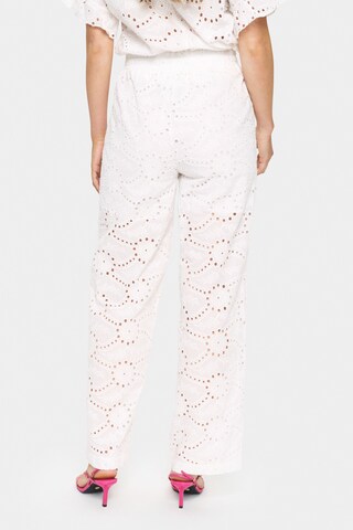 SAINT TROPEZ Wide leg Trousers 'KindraSZ' in White
