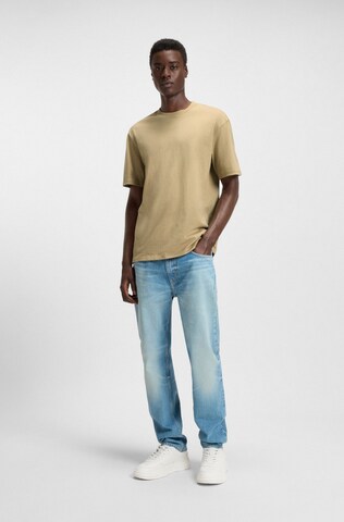 HUGO T-Shirt 'Dapolino' in Beige