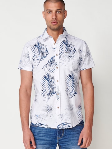 KOROSHI Regular fit Ing - fehér: elől