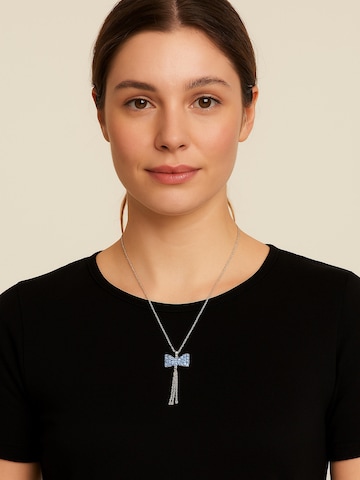 COLLEZIONE ALESSANDRO Kette 'Steffi'‌‌‌‌ in Blau: Vorderseite