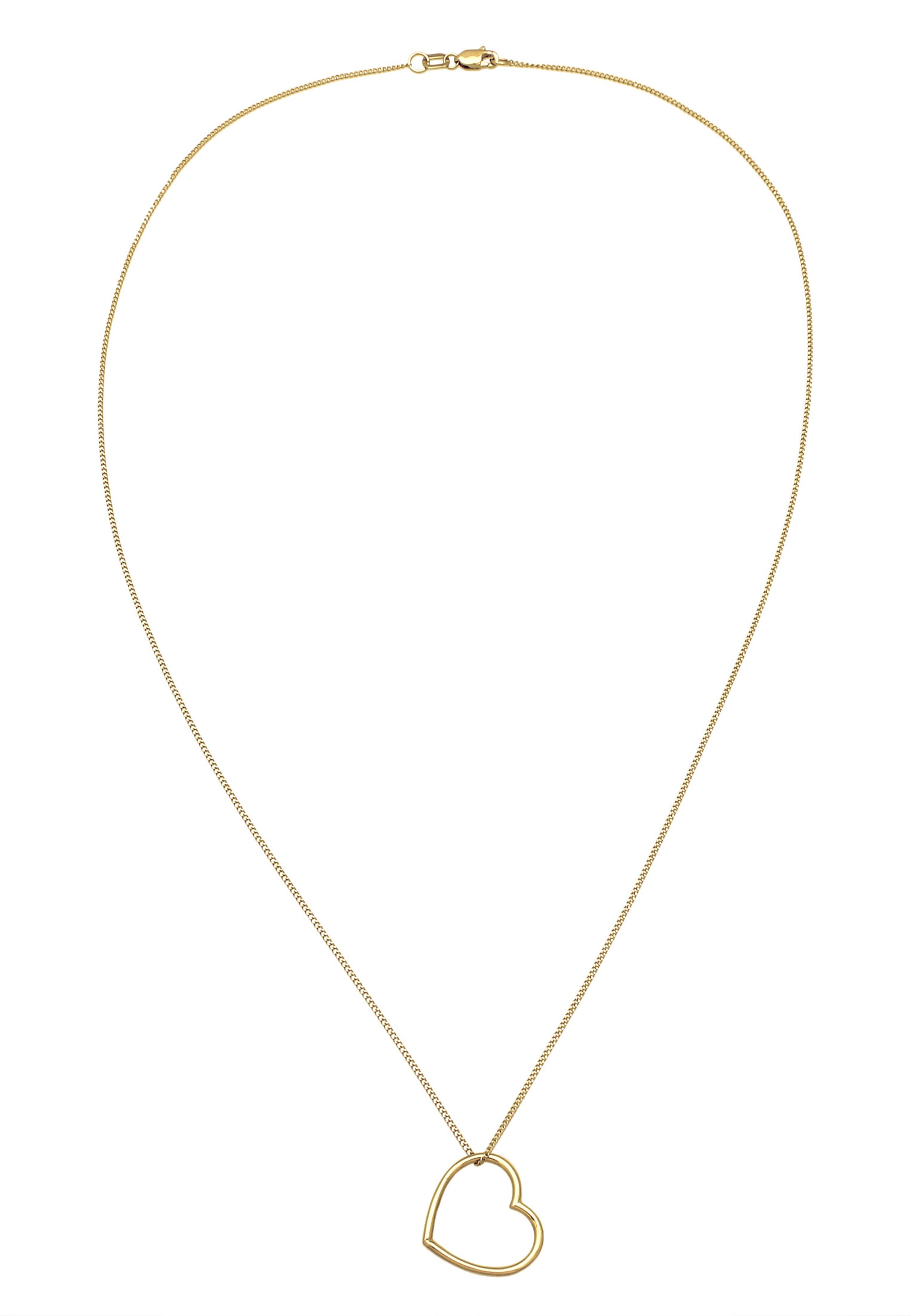 Chaîne 'Herz' ELLI PREMIUM en or : devant