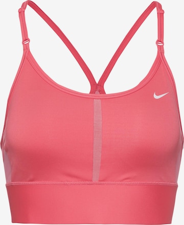 NIKE Bustier Sport-BH 'Indy' in Orange: predná strana