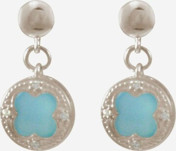 Boucles d'oreilles Gemshine en bleu : devant