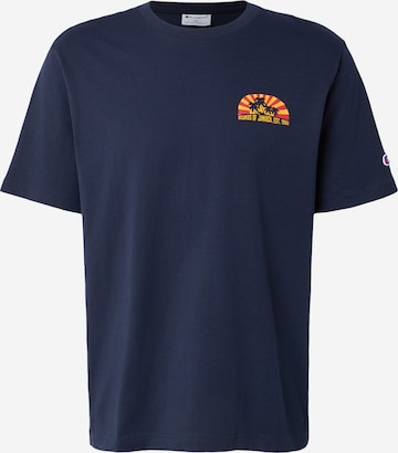 Champion Authentic Athletic Apparel Shirt in Blauw: voorkant