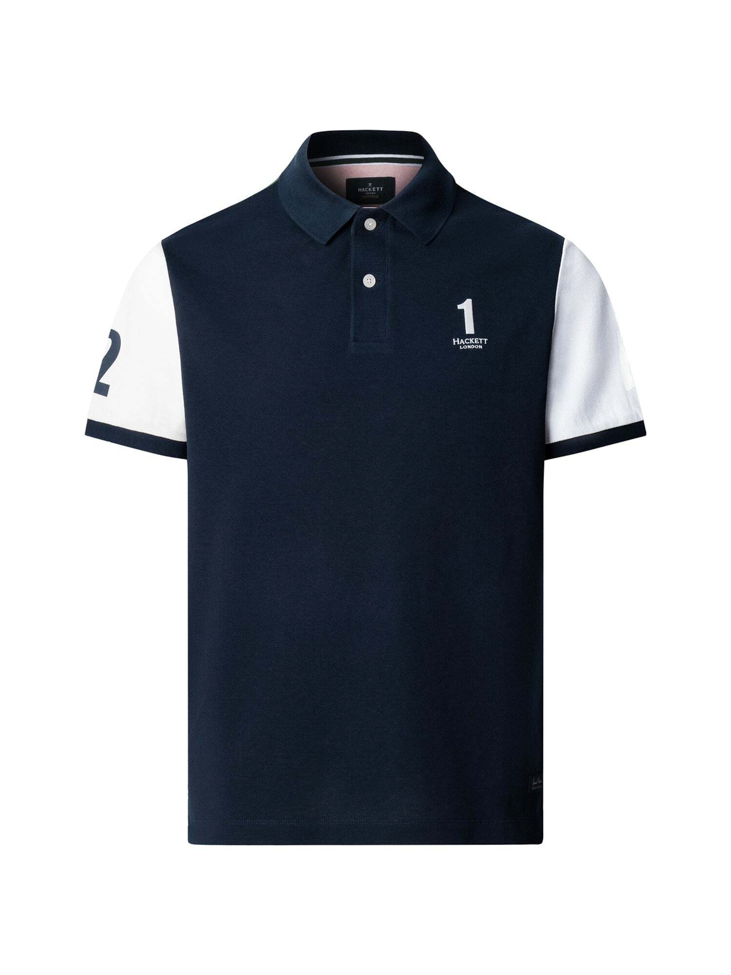 Hackett London Shirt 'HERITAGE NBR MULTI' in Blauw: voorkant