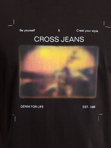 Cross Jeans Shirt in Schwarz