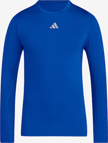 ADIDAS PERFORMANCE Regular Fit Funktionsshirt in Blau: Vorderseite