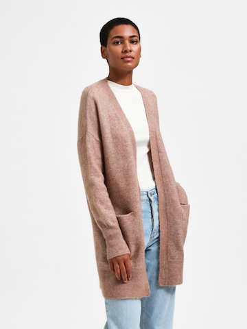 SELECTED FEMME Strickjacke 'Lulu' in Beige: predná strana