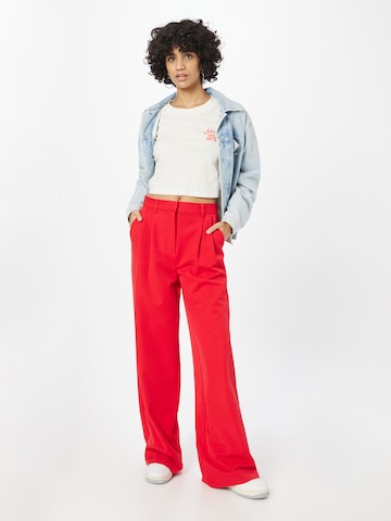 LEVI'S ® Shirt 'GR Crop Football Tee' in Wit