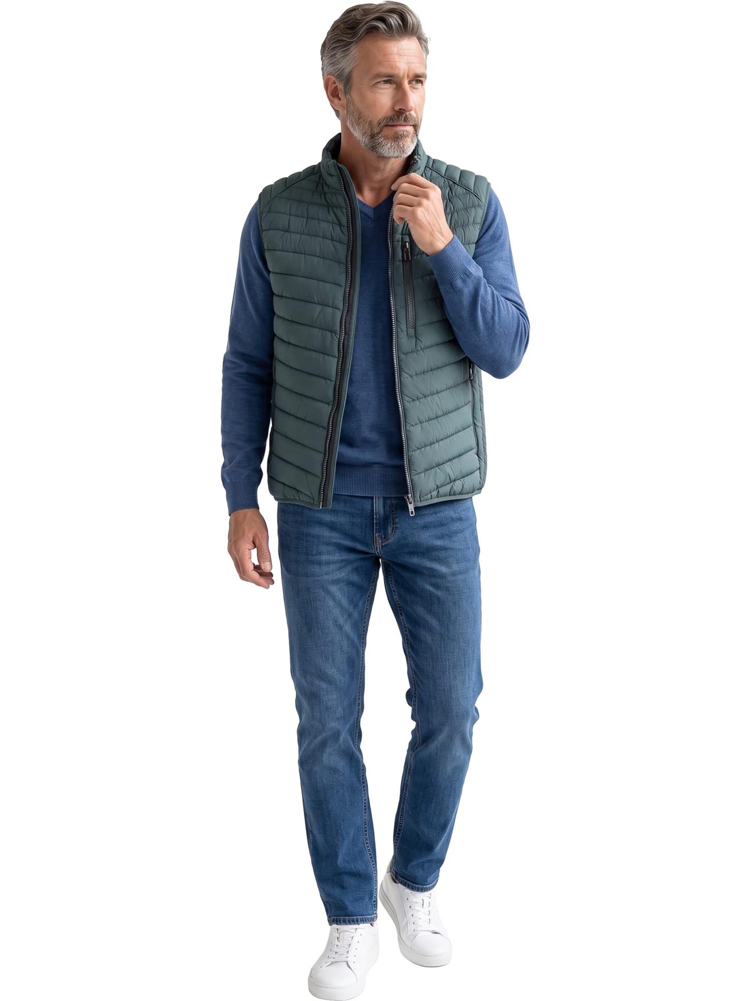 CASAMODA Bodywarmer 'Basic' in Groen
