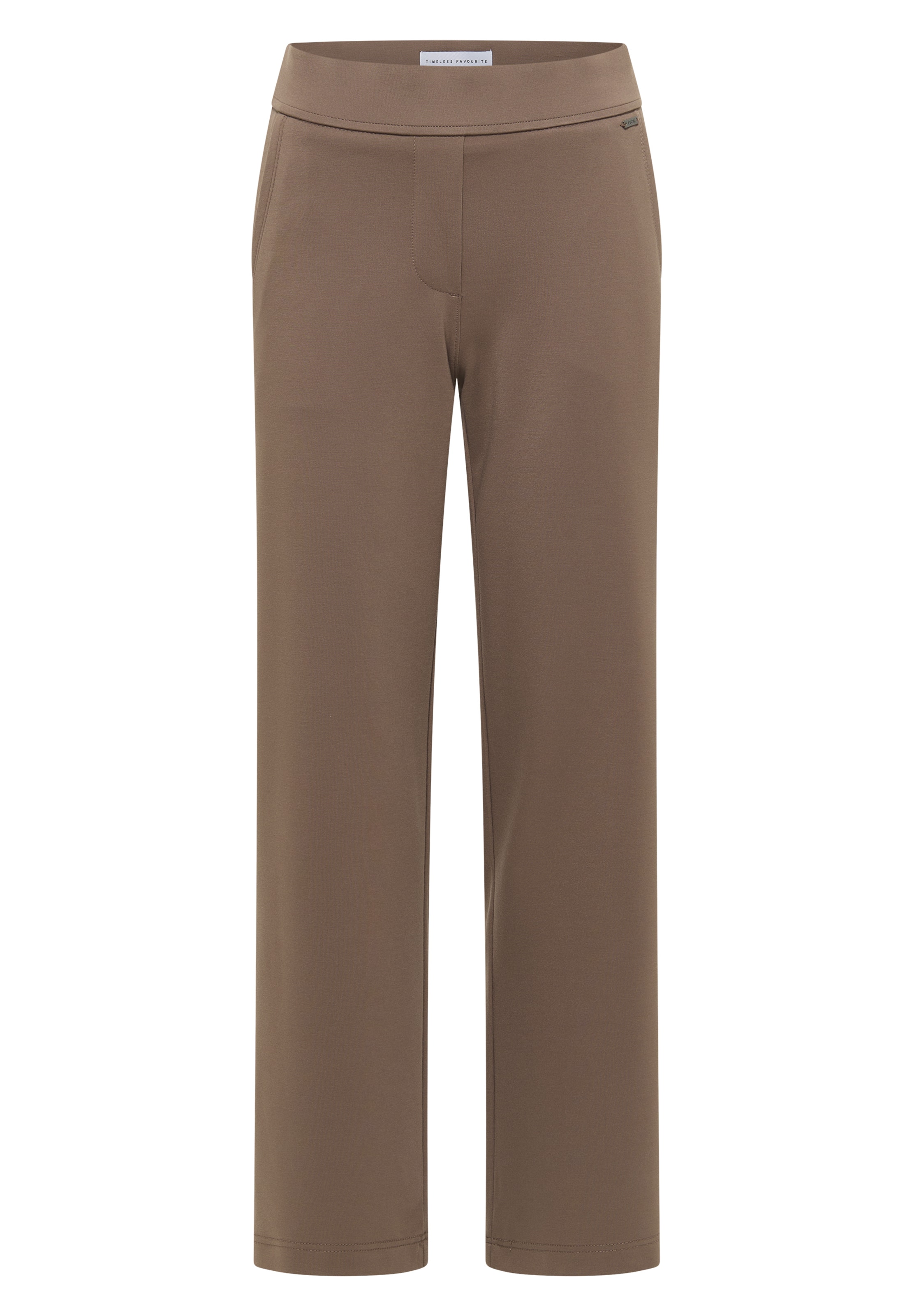 CECIL Loose fit Pants in Brown: front