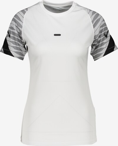 NIKE Functioneel shirt 'Strike 21' in de kleur Grijs / Zwart / Wit, Productweergave