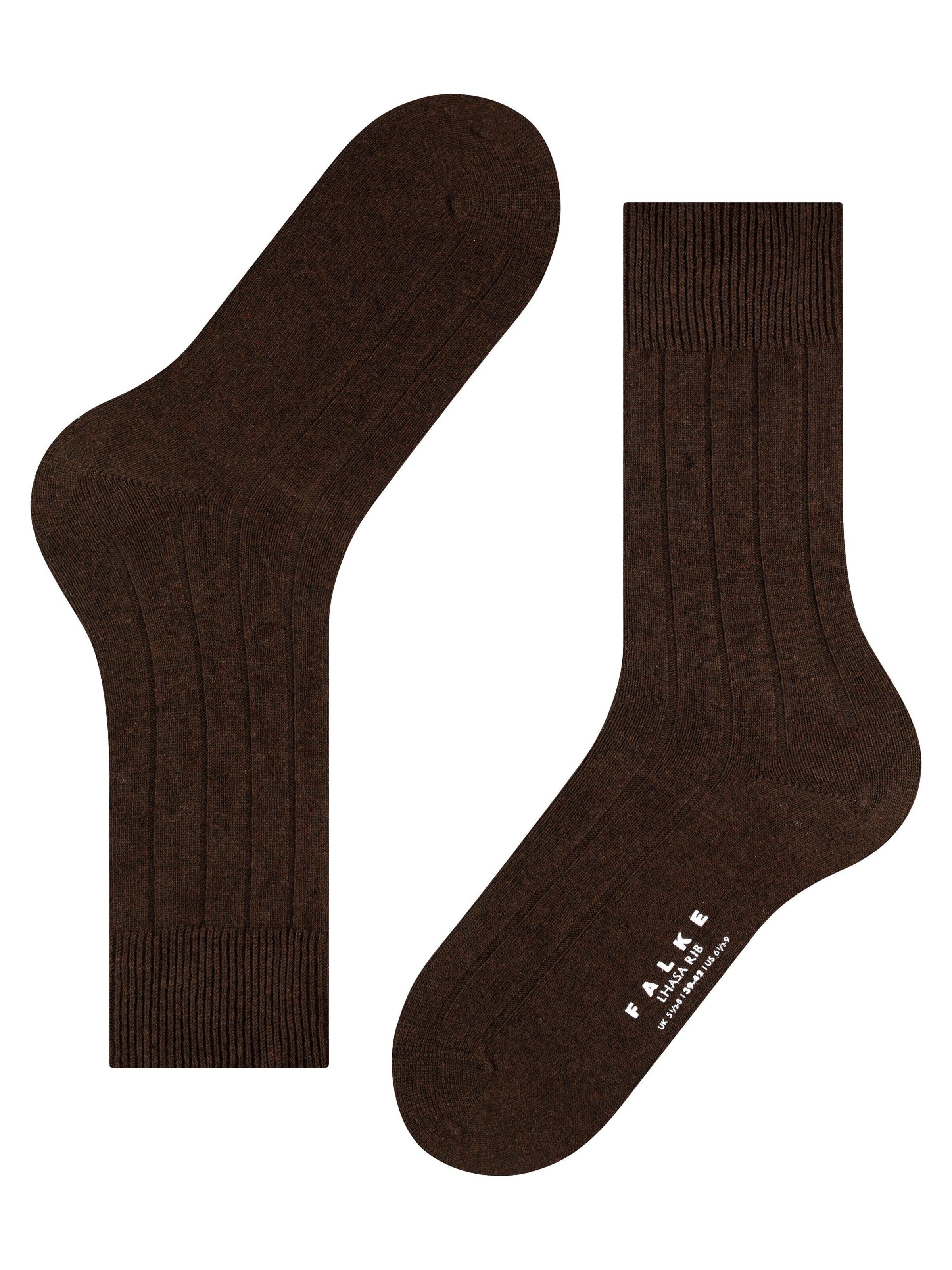 FALKE Socken 'Lhasa Rib'‌‌‌‌‌‌‌ in Braun