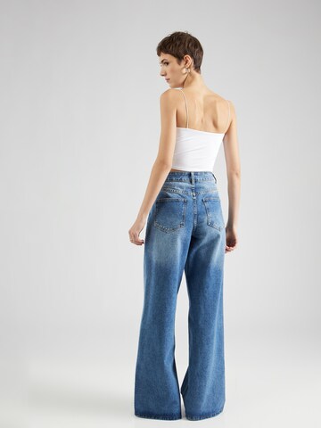 VILA Wide leg Jeans in Blauw