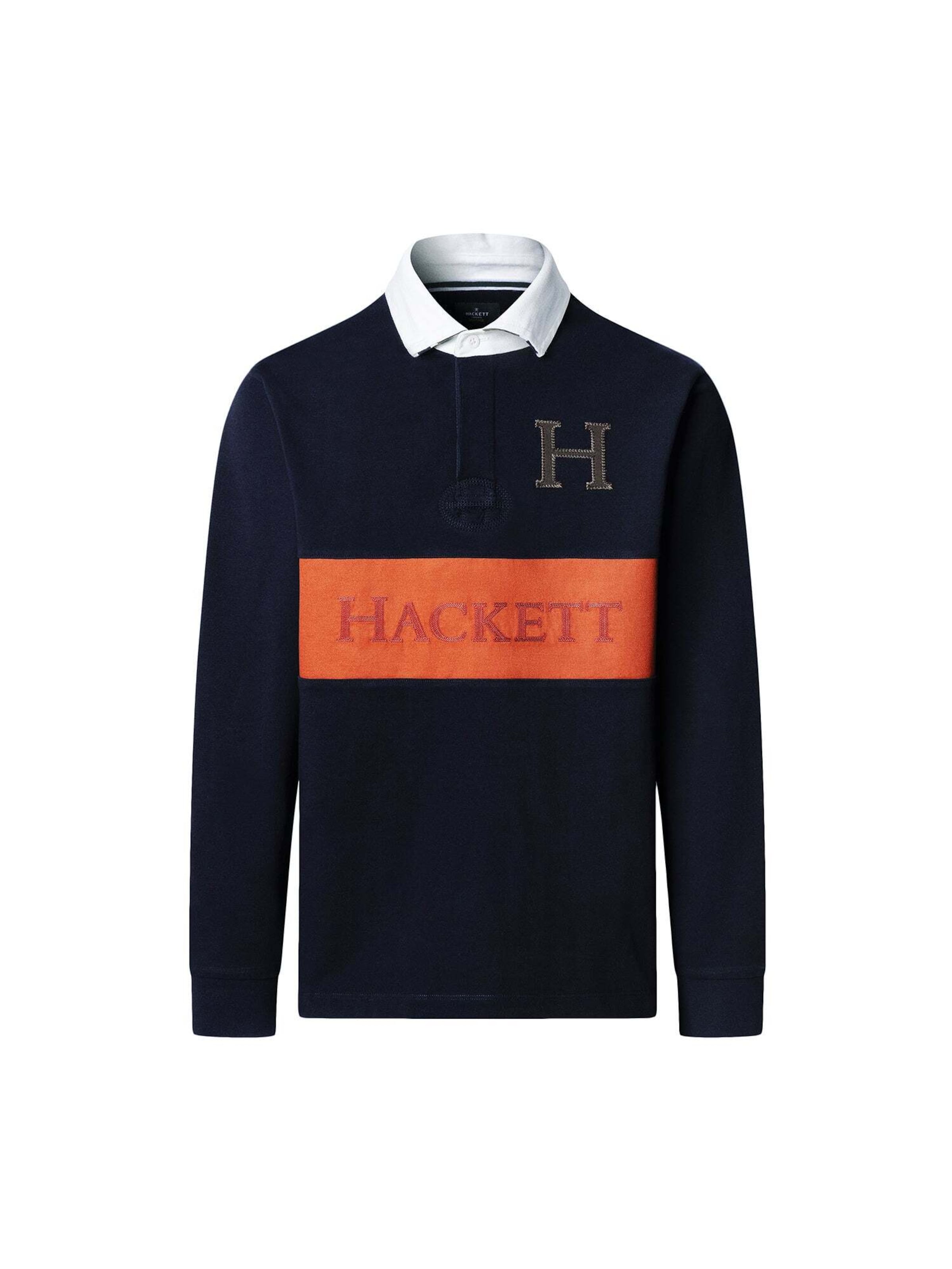 Hackett London Poloshirt 'Heritage' in Blau: Vorderseite