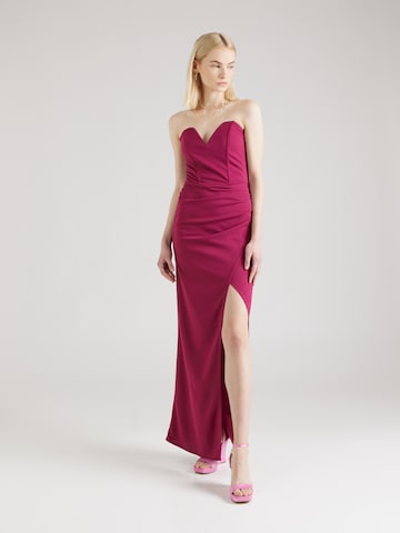 WAL G. Вечернее платье 'YASMIN' в Ярко-розовый: спереди