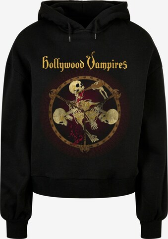 Merchcode Sweatshirt 'Hollywood Vampires' in Schwarz: predná strana