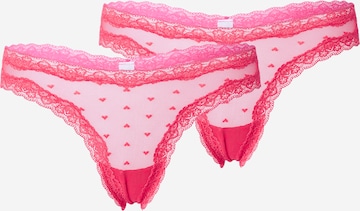 Lindex Stringit värissä vaaleanpunainen: etupuoli