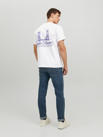 T-Shirt 'TEAM' JACK & JONES en blanc