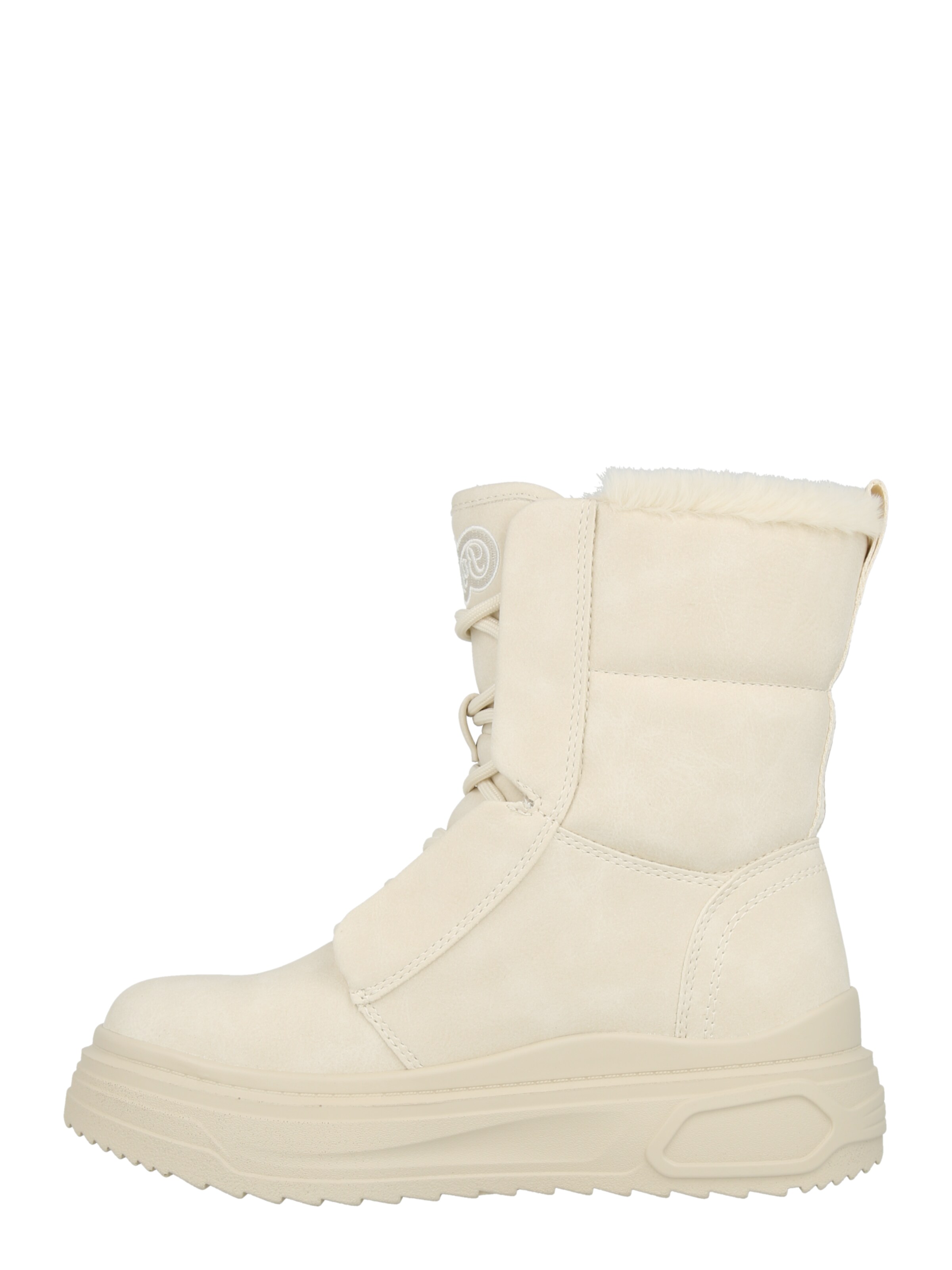 BUFFALO Μπότες με κορδόνια 'Vector' σε μπεζ