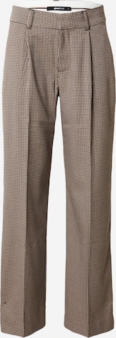 Gina Tricot - Loosefit Pantalón plisado 'Tammie' en beige: frente