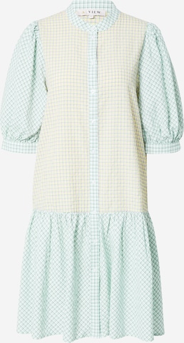 A-VIEW Shirt dress in Green: front