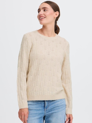Oxmo - Jersey 'SINVA ' en beige: frente