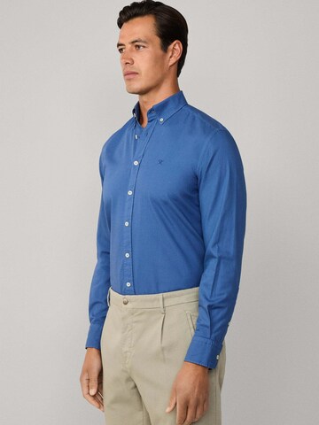 Hackett London Regular fit Overhemd 'Ess' in Blauw