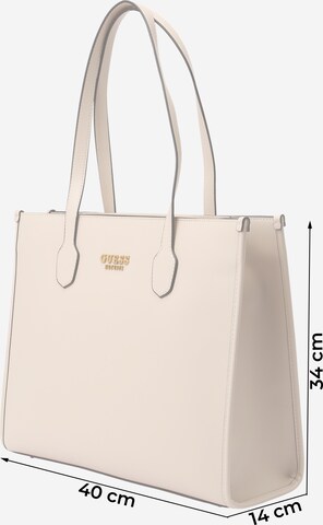 GUESS Shoppingväska 'Silvana' i beige