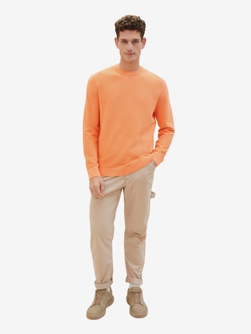 TOM TAILOR Pullover in Orange