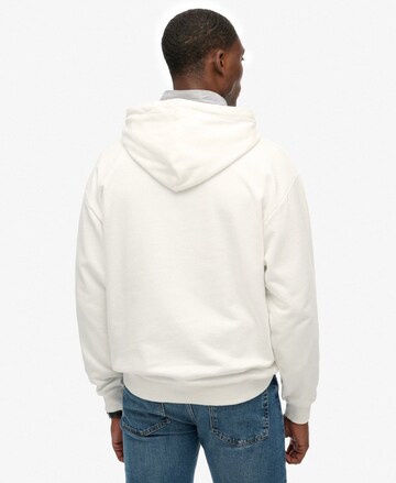 Sweat-shirt Superdry en blanc