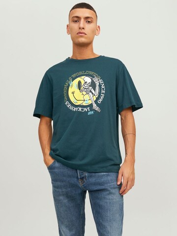 T-Shirt JACK & JONES en vert : devant